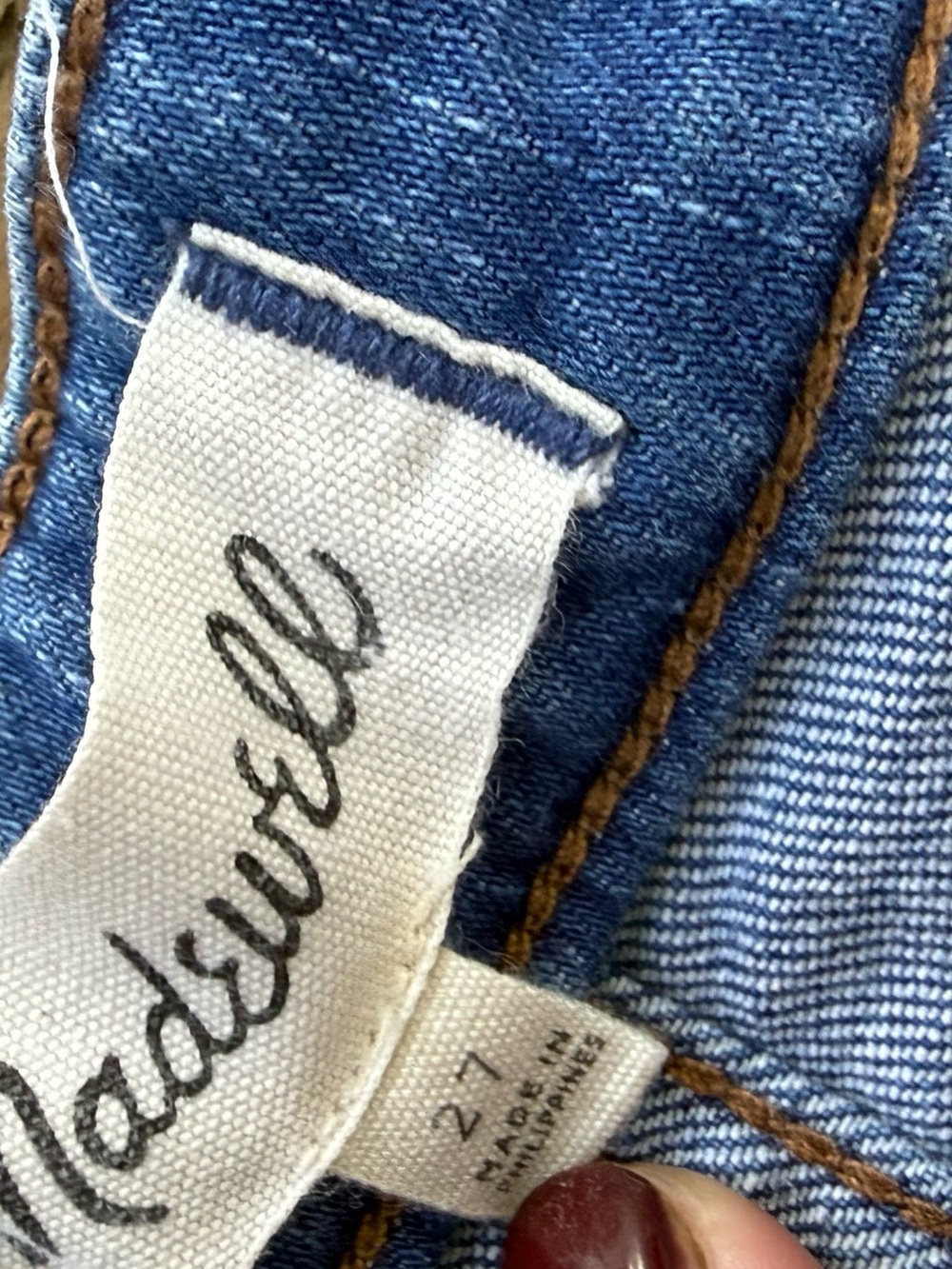 Madewell Denim Bayview Tiered denim Midi Skirt Womens size 27 - Picture 3 of 4